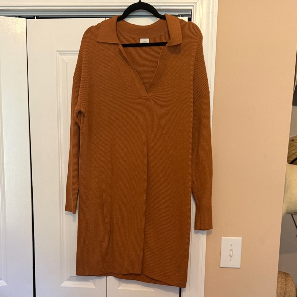 a new day Terracotta Knit Dress